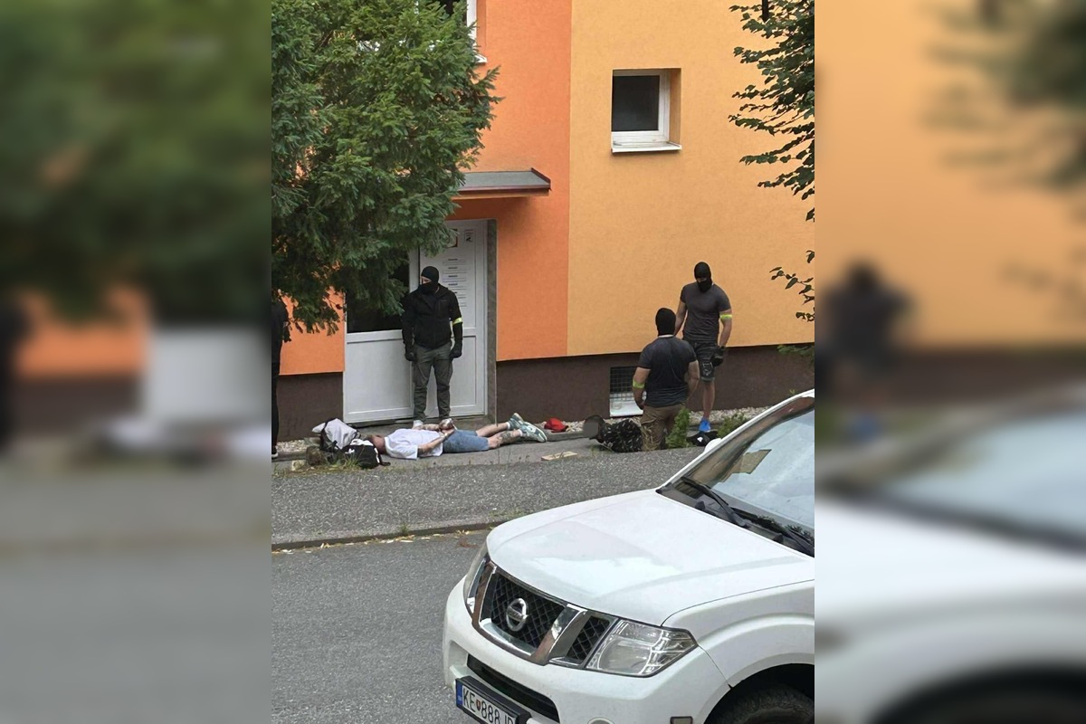FOTO: Policajný zásah v Krompachoch, foto 5