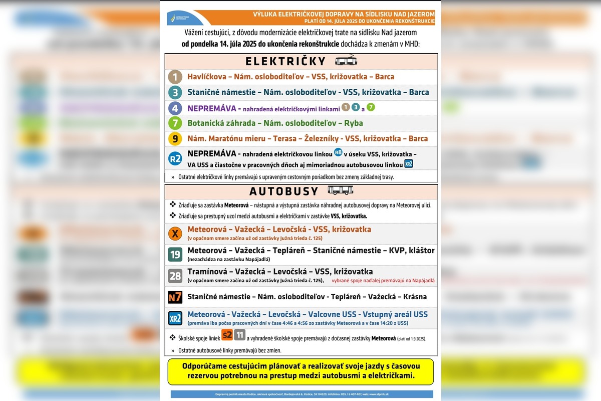 FOTO: Zmeny cestovných poriadkov počas rekonštrukcie trate na Jazere, foto 5