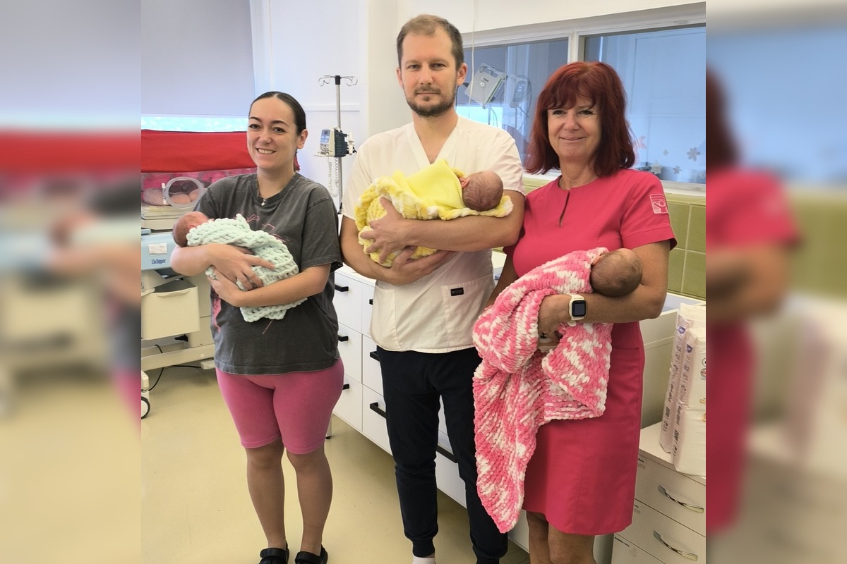 FOTO: V košickej nemocnici sa narodili jednovaječné trojičky, foto 2