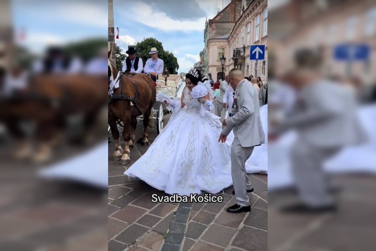 FOTO: Okázalá rómska svadba v Košiciach, foto 12