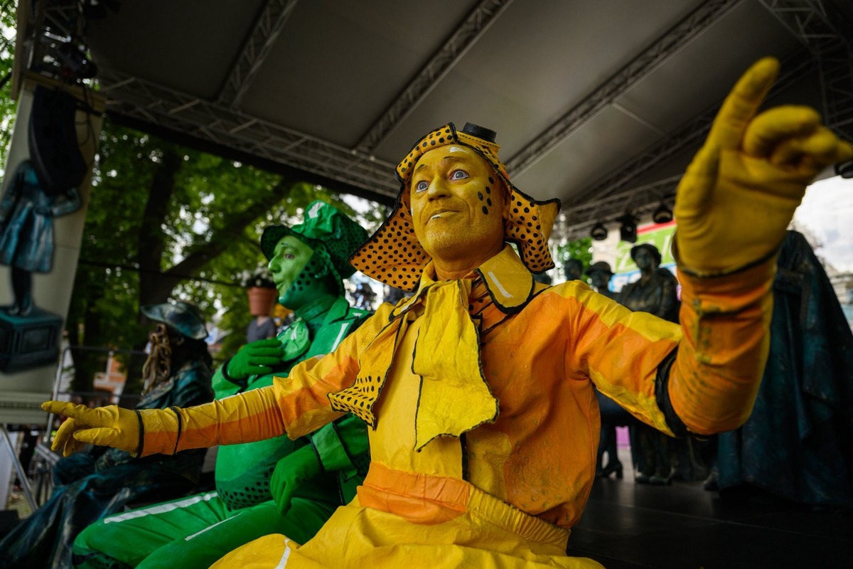 FOTO: V Spišskej Novej Vsi ožili cez víkend Živé sochy, foto 3