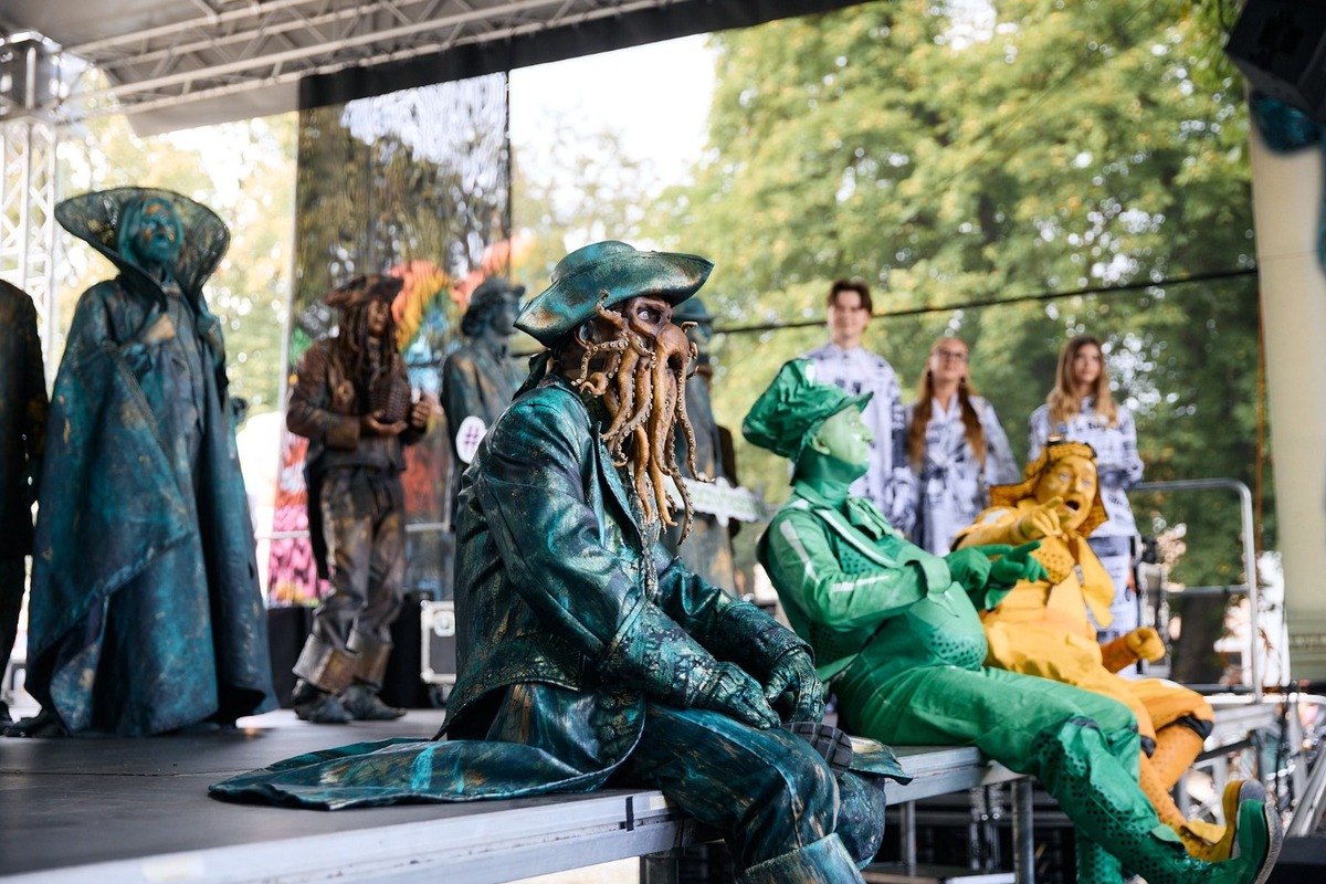 FOTO: V Spišskej Novej Vsi ožili cez víkend Živé sochy, foto 12