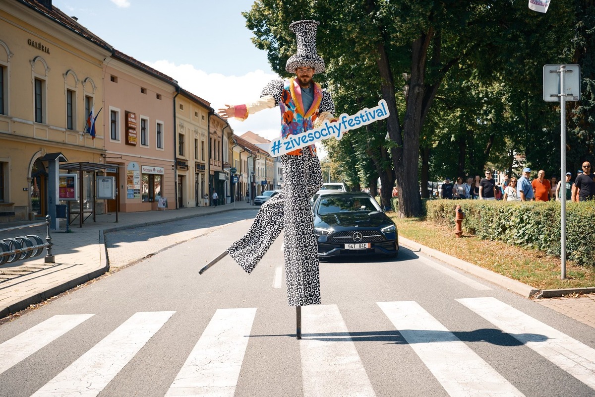 FOTO: V Spišskej Novej Vsi ožili cez víkend Živé sochy, foto 39