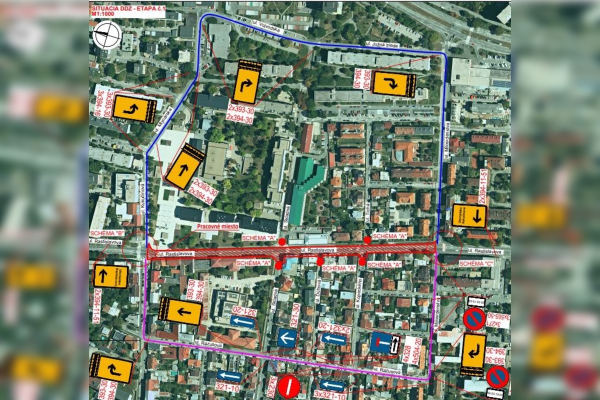 FOTO: Rastislavovu ulicu v Košiciach idú opravovať, foto 1