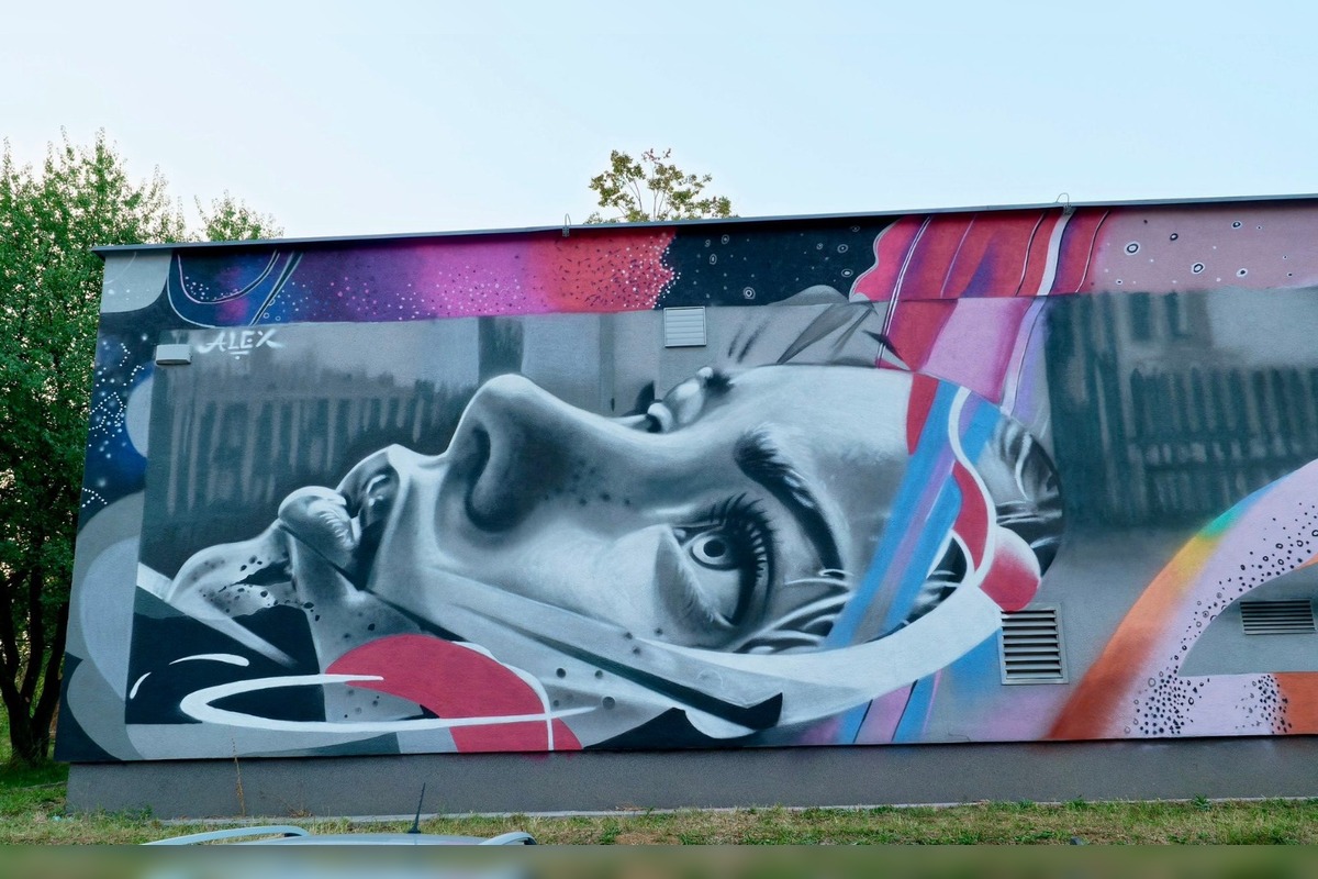 FOTO: Budovy na KVP a v Myslave ožili streetartovým umením, foto 13