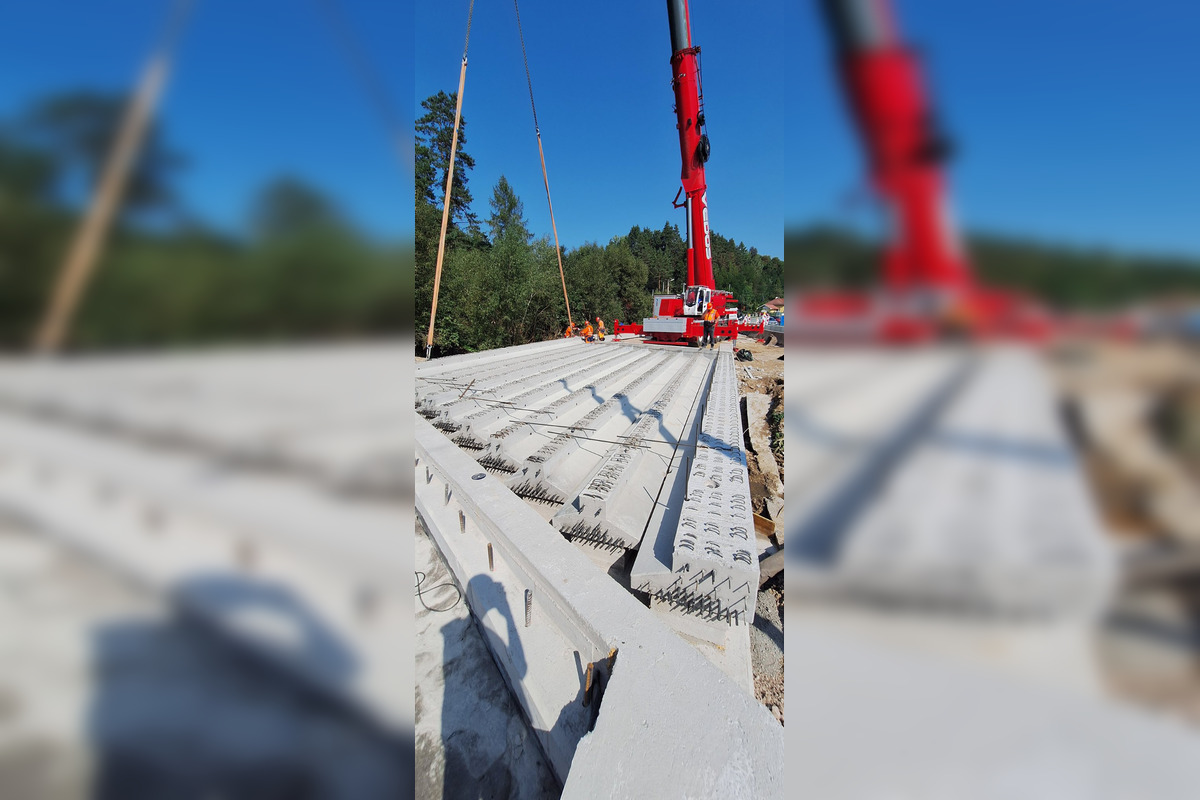 FOTO: Výstavba mosta v Olcnave napreduje neuveriteľnou rýchlosťou, foto 2
