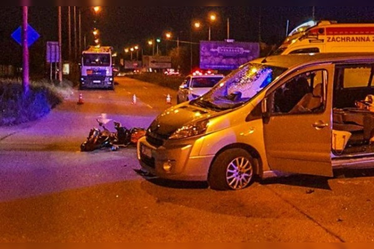 FOTO: Tragická nehoda auta s motorkárom v Košiciach, foto 3