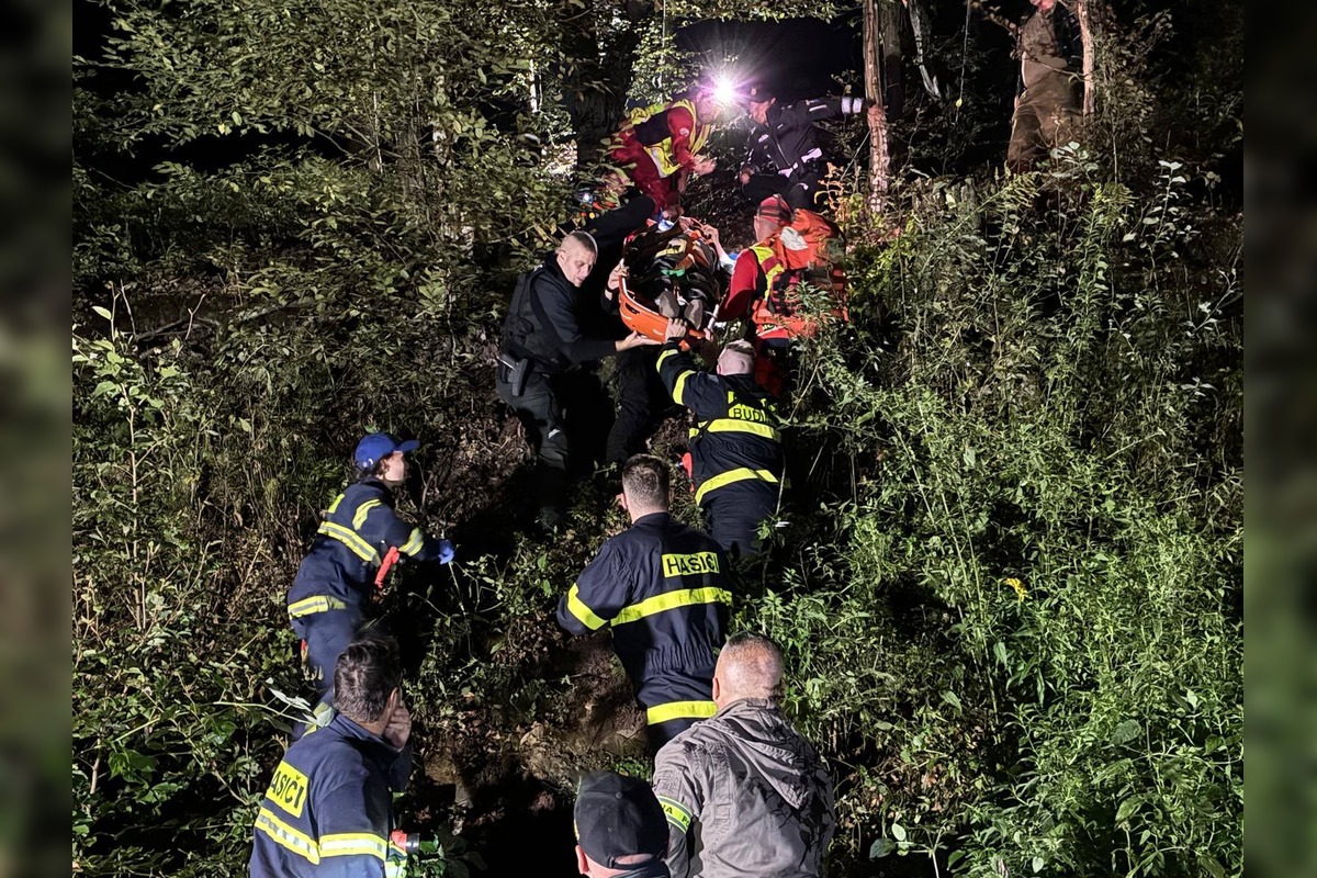FOTO: Veľká pátracia akcia po stratenom hubárovi v Obišovciach, foto 6