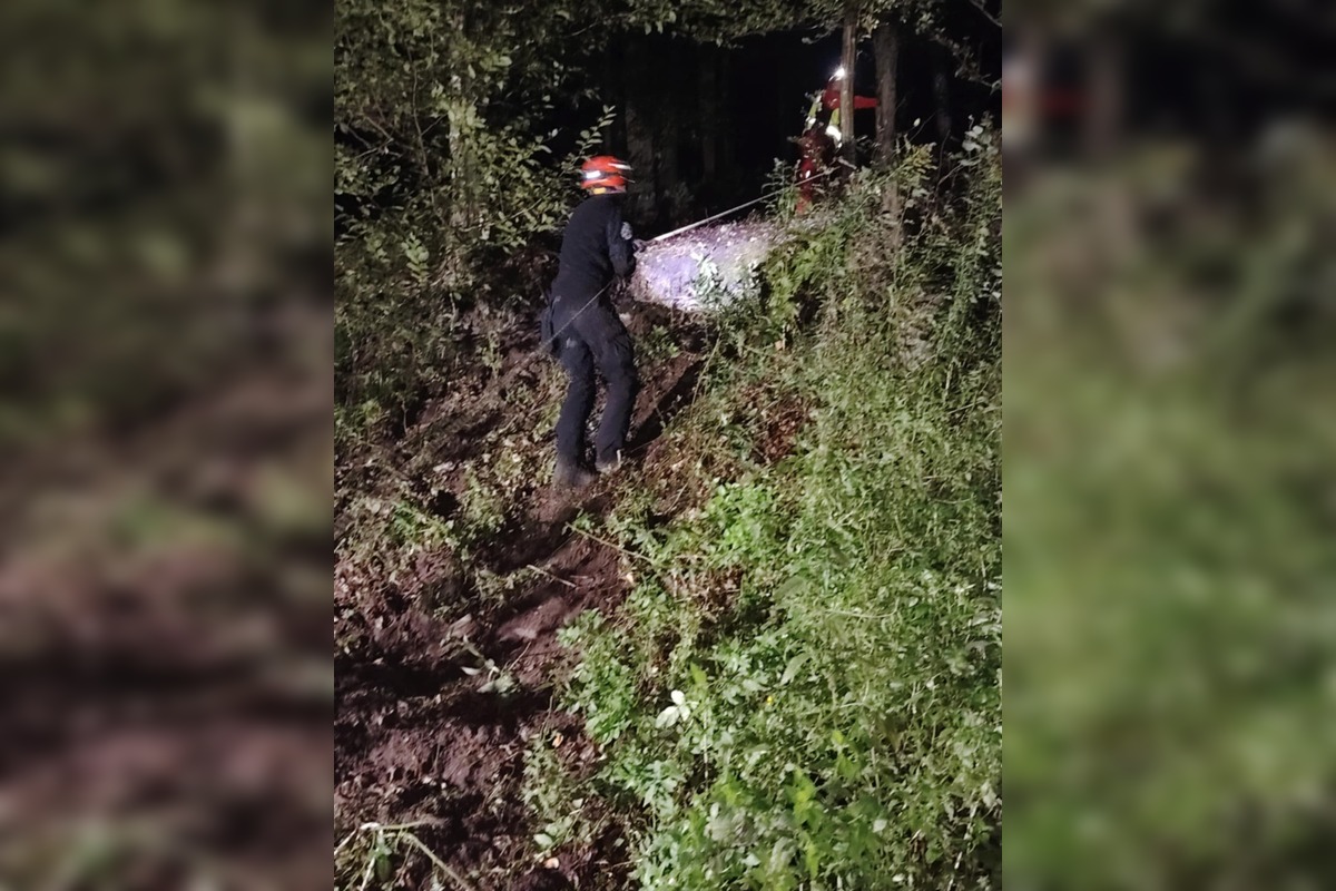 FOTO: Veľká pátracia akcia po stratenom hubárovi v Obišovciach, foto 11