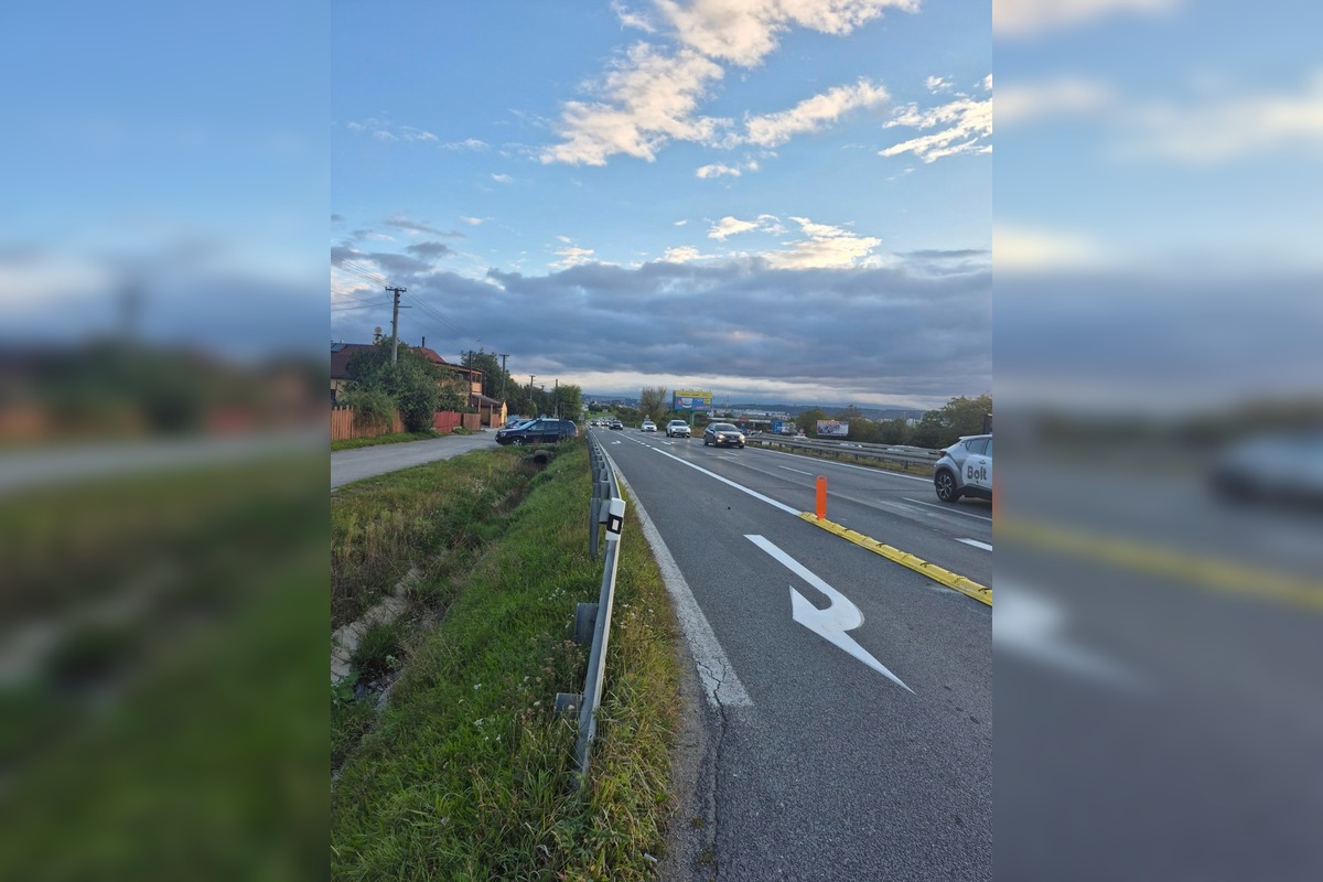 FOTO: Nové dopravné značenie na odbočke na Pereš, foto 2