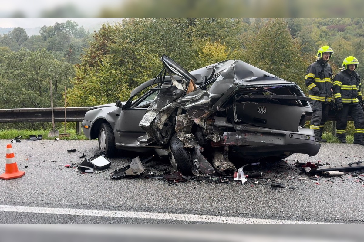 FOTO: Hromadná nehoda pred Gelnicou, foto 2