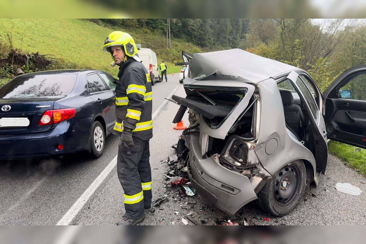 FOTO: Hromadná nehoda pred Gelnicou, foto 5