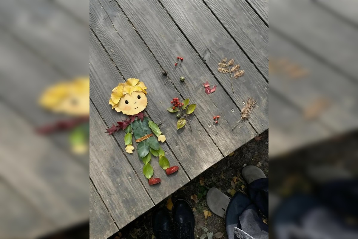 FOTO: Úkazy z lístia bavia celé Slovensko, ľudia sa predbiehajú v nápadoch, foto 5