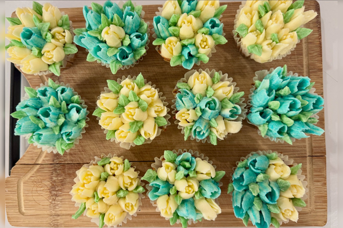 FOTO: Prekrásne muffinky sa stali virálnymi, veď vyzerajú ako živé kytice!, foto 1