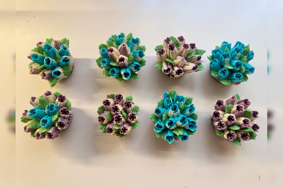 FOTO: Prekrásne muffinky sa stali virálnymi, veď vyzerajú ako živé kytice!, foto 2