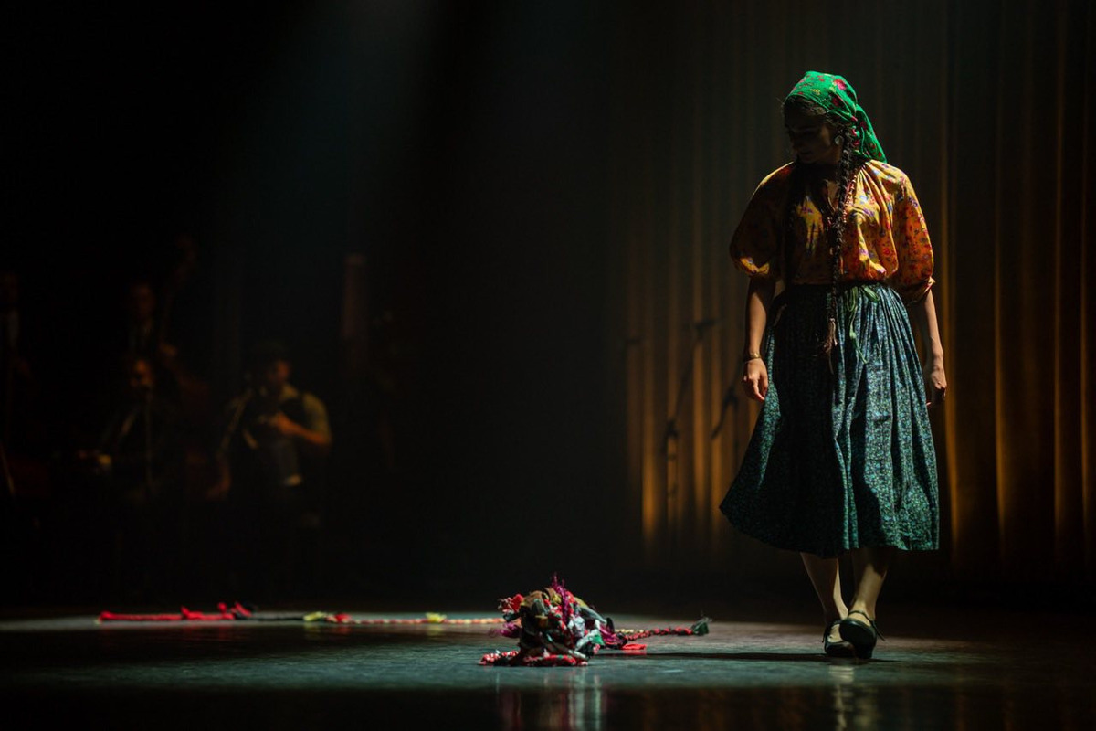 FOTO: Folklórny súbor Železiar uspel so svojou choreografiou aj na súťaži Jazykom tanca, foto 1