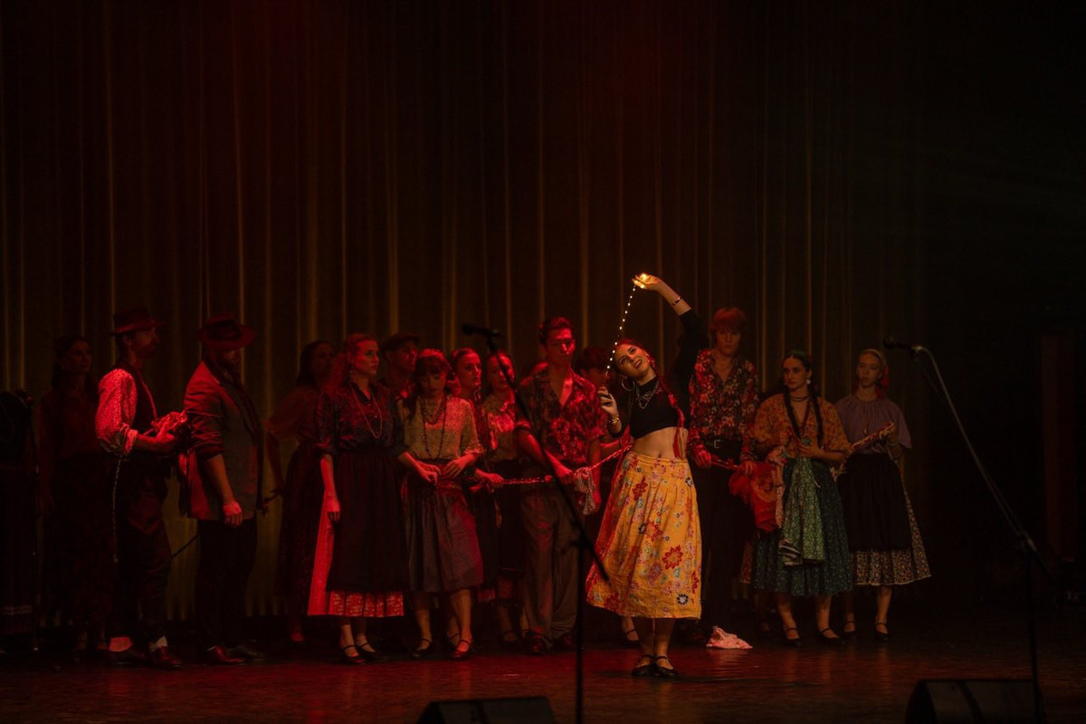 FOTO: Folklórny súbor Železiar uspel so svojou choreografiou aj na súťaži Jazykom tanca, foto 5