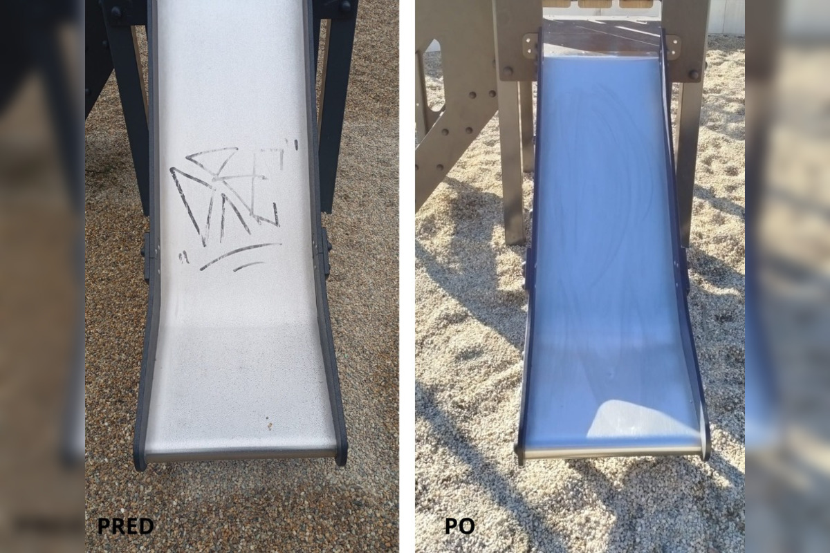 FOTO: Na Furči sa stalo terčom takzvaných umelcov detské ihrisko Čistinka, foto 5