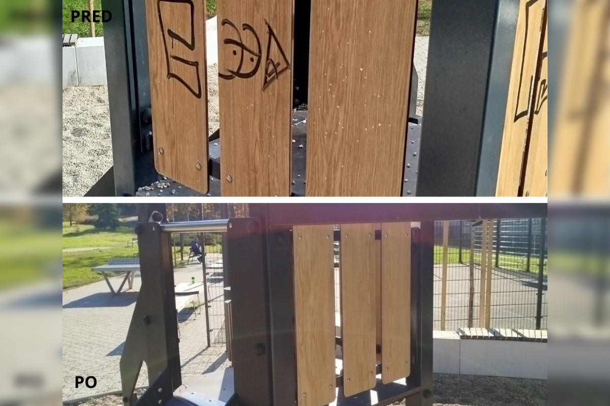 FOTO: Na Furči sa stalo terčom takzvaných umelcov detské ihrisko Čistinka, foto 7