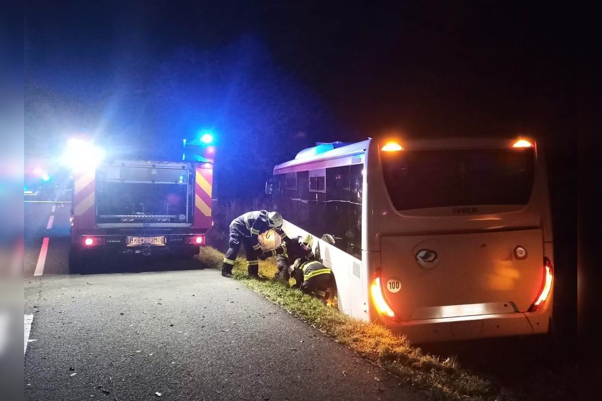 FOTO: Autobus narazil do stromu medzi Mokrancami a Čečejovcami, foto 3