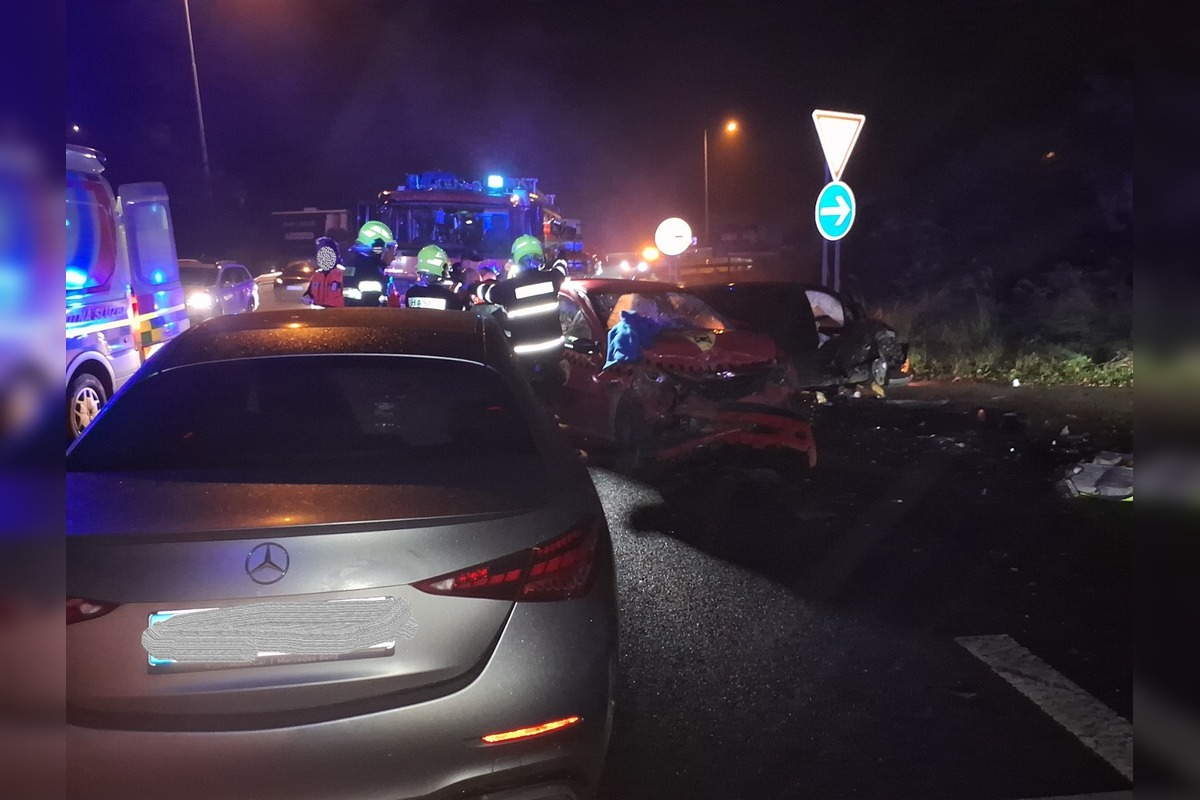 FOTO: Hromadná nehoda na Sečovskej, foto 1