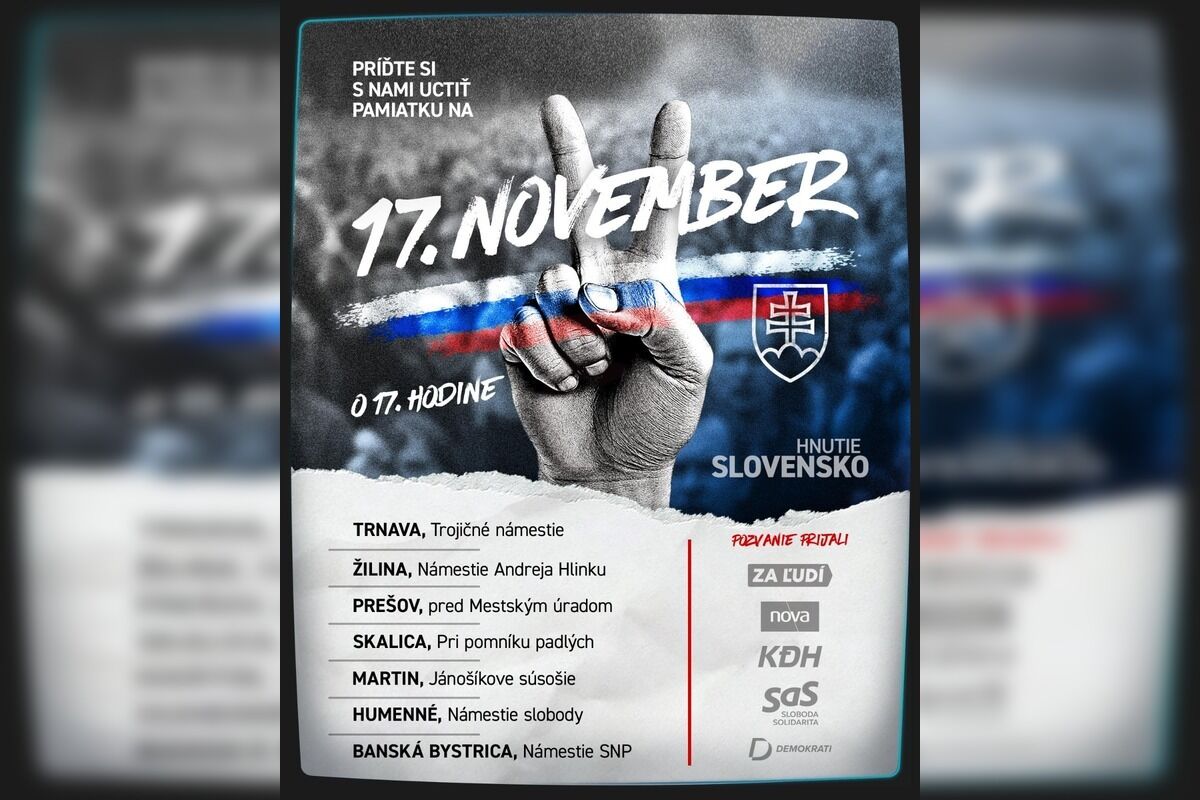 FOTO: Protesty a verejné zhromaždenia počas 17. novembra, foto 2