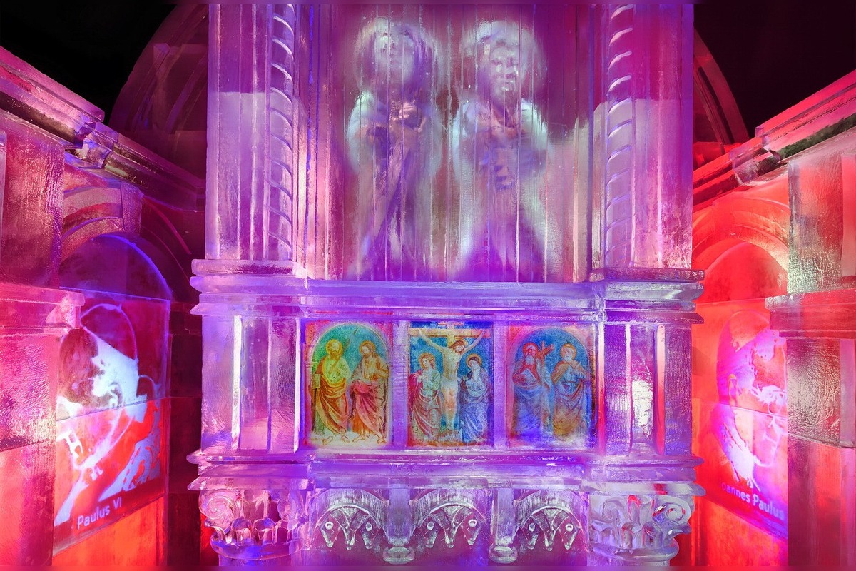 FOTO: Veľkolepý ľadový dóm otvoril brány. Prezident Pellegrini v úžase, foto 9