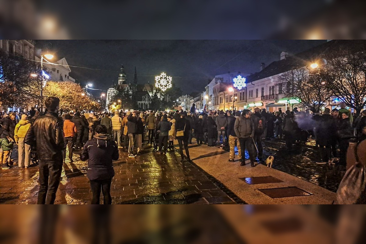 FOTO: Protesty a zhromaždenia k 17. novembru v Košickom kraji. , foto 1