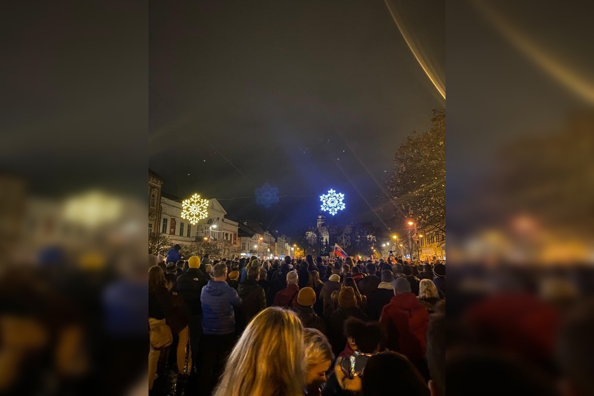 FOTO: Protesty a zhromaždenia k 17. novembru v Košickom kraji. , foto 9