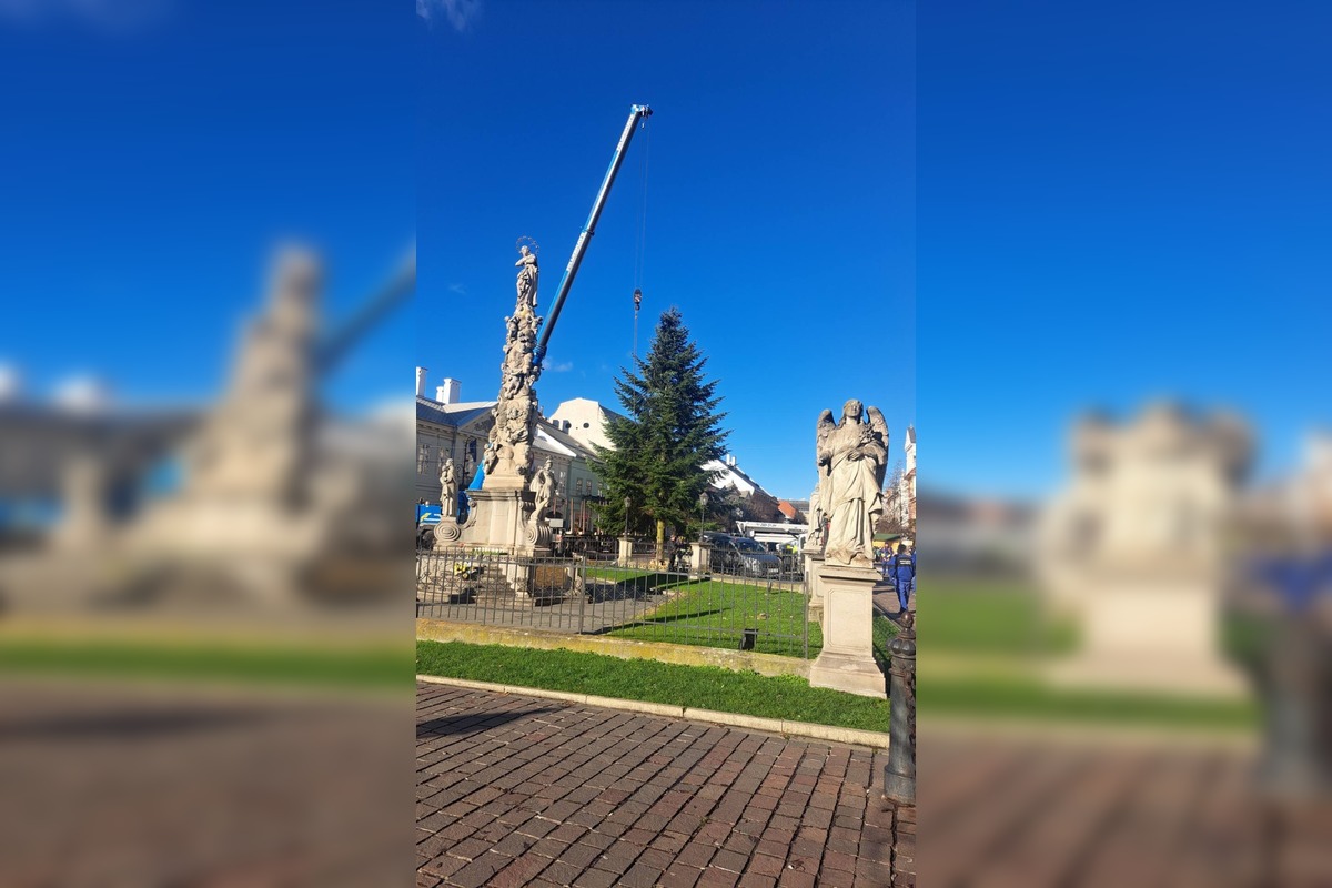 FOTO: V Košiciach už stoja prvé vianočné stromčeky, foto 10