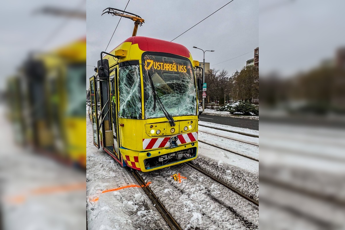 FOTO: Zrážka električiek na Terase, foto 1