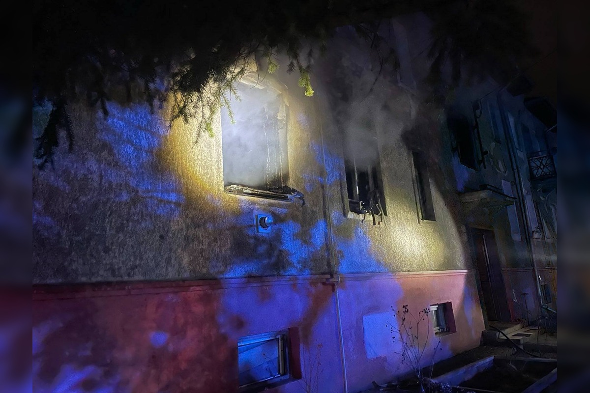 FOTO: Požiar garsónky v Kráľovskom Chlmci, foto 4