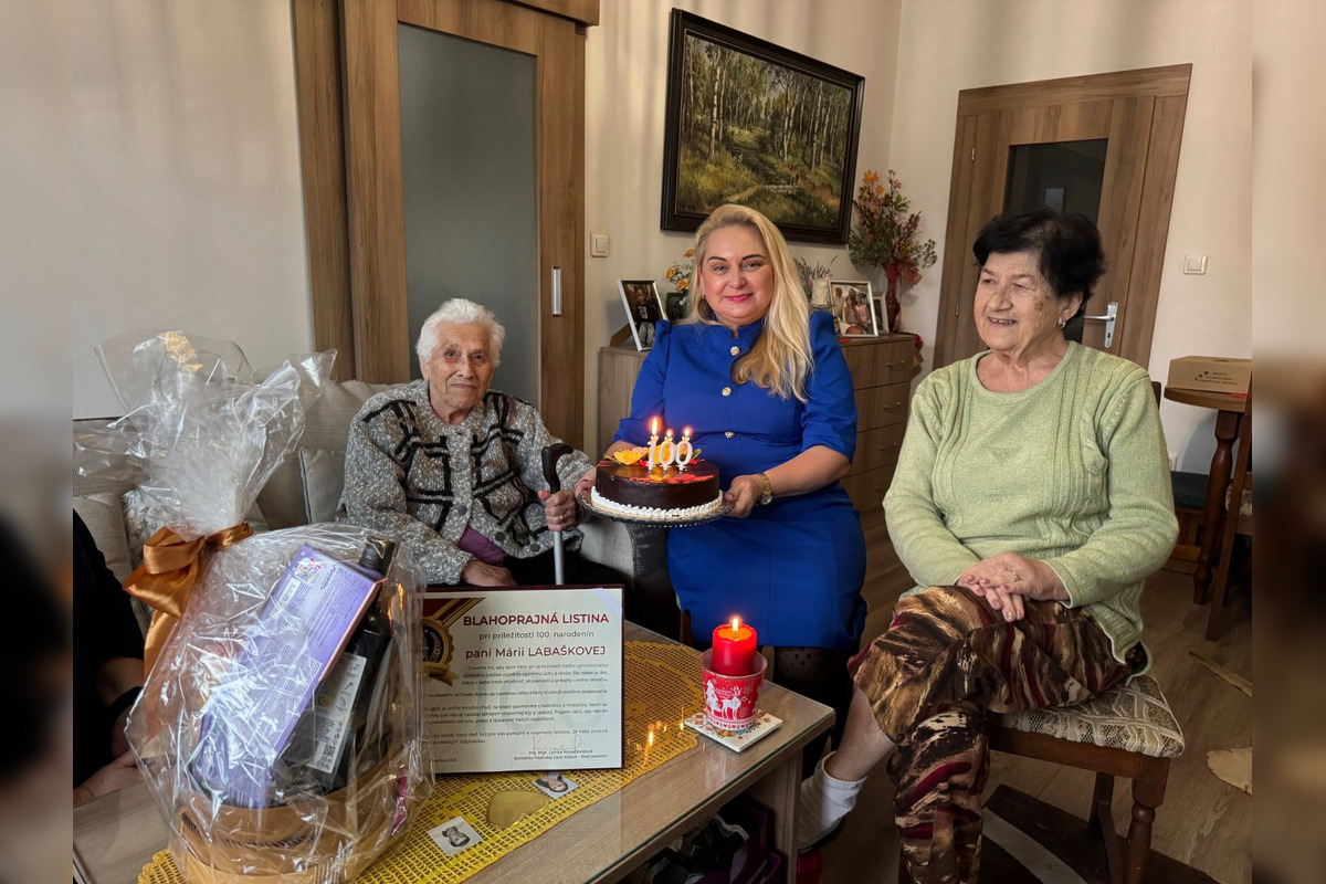 FOTO: Pani Mária z košického Jazera sa dožila úctyhodného životného jubilea, foto 2