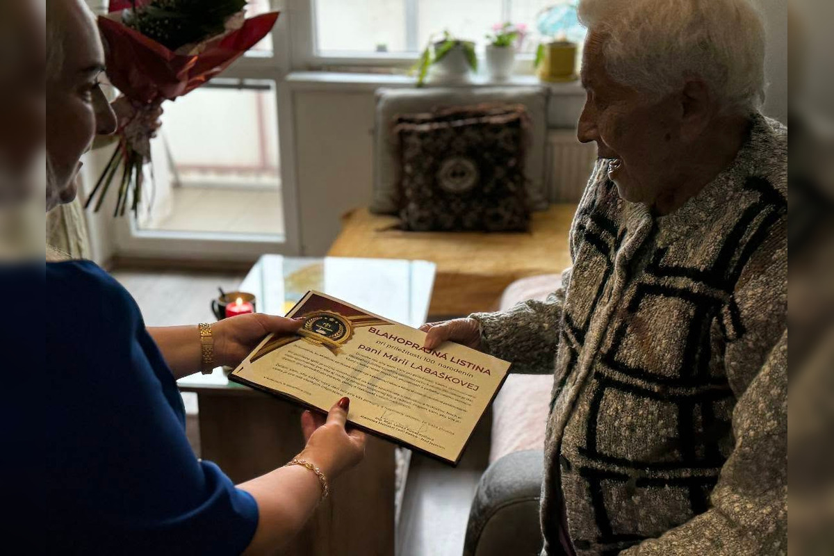 FOTO: Pani Mária z košického Jazera sa dožila úctyhodného životného jubilea, foto 4