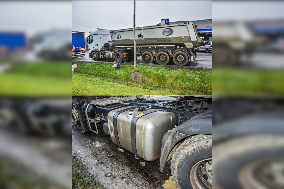 FOTO: Zo zaparkovaných ťahačov ukradol palivo, foto 2