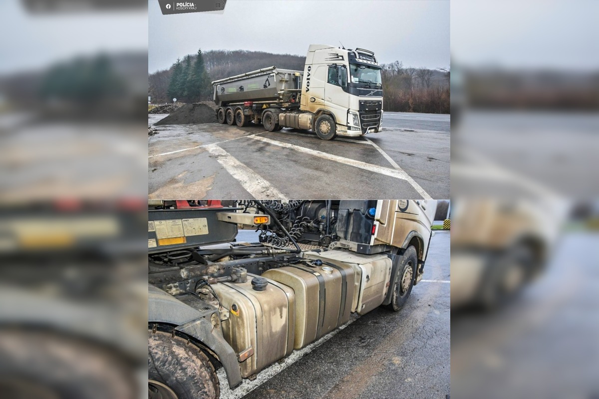 FOTO: Zo zaparkovaných ťahačov ukradol palivo, foto 3