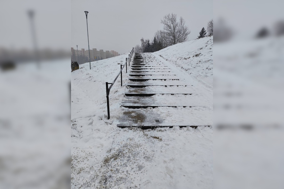 FOTO: Zimná údržba chodníkov v Košiciach, foto 4