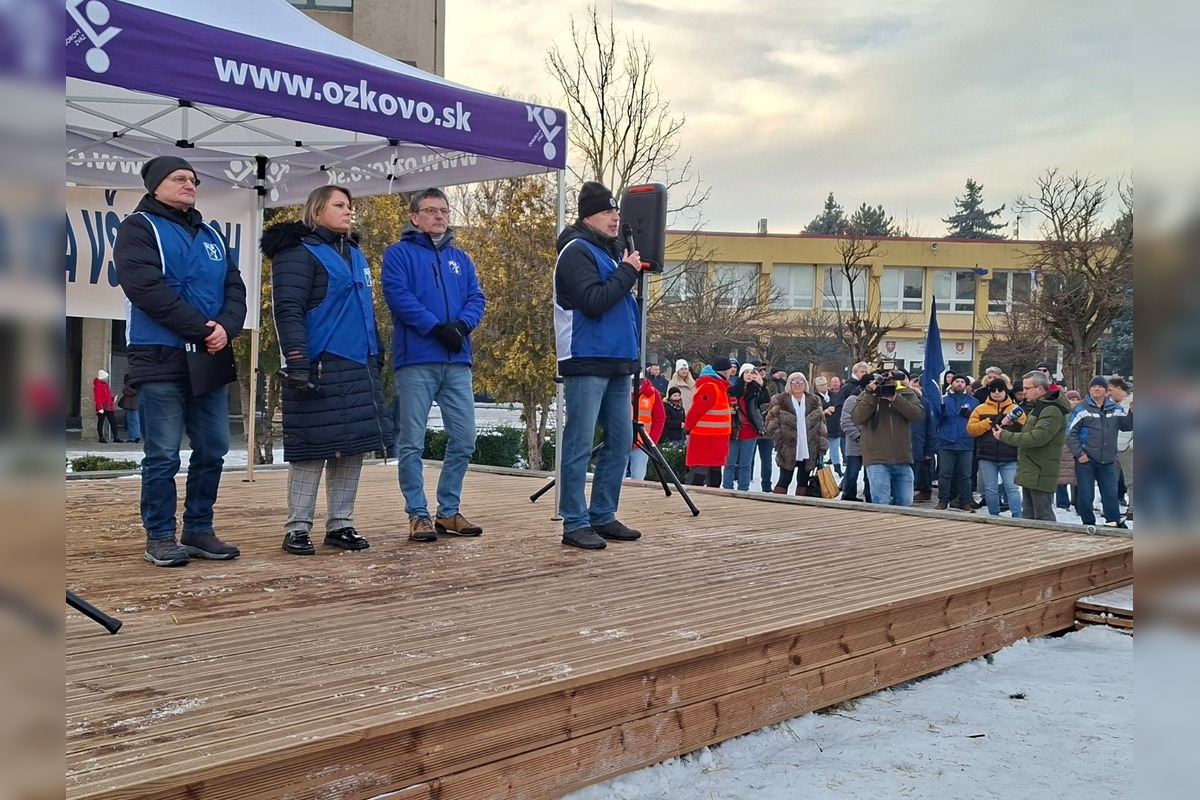 FOTO: Štrajkový míting zamestnancov U. S. Steel, foto 5