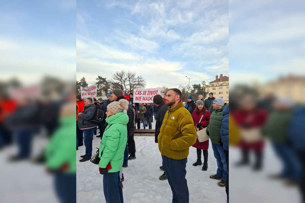 FOTO: Štrajkový míting zamestnancov U. S. Steel, foto 7