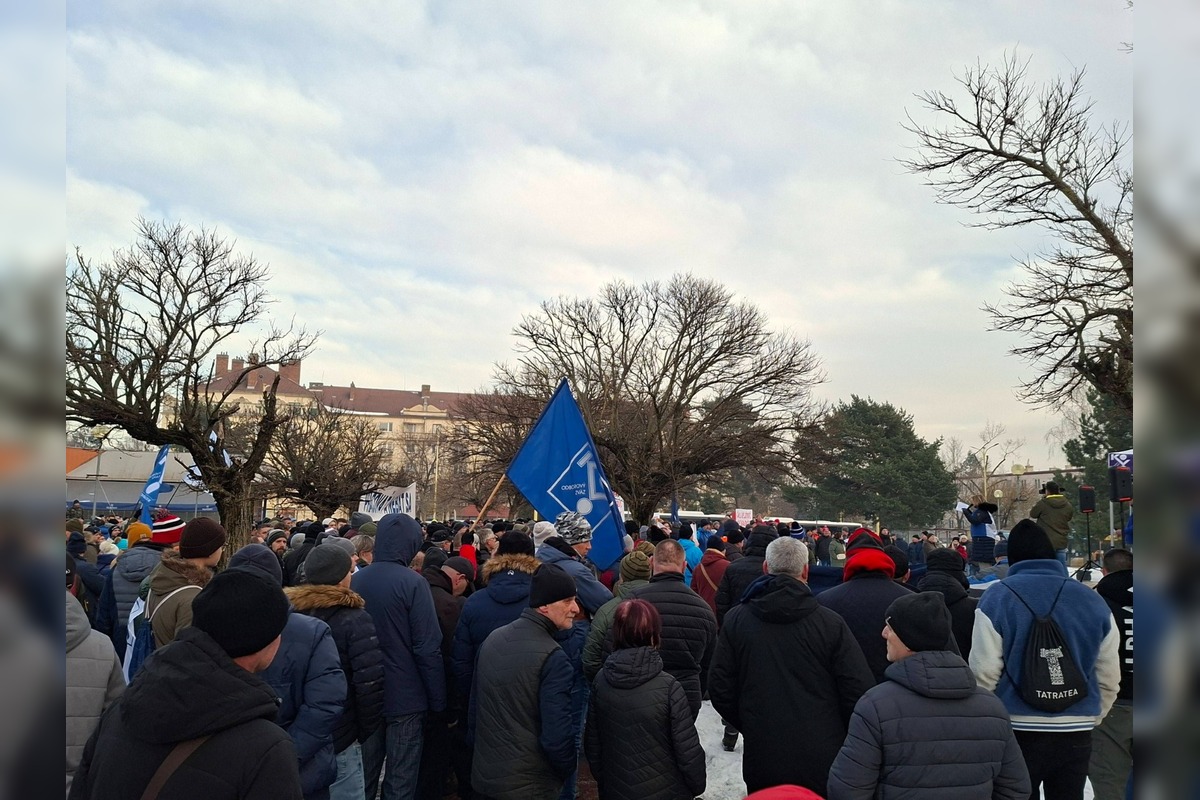 FOTO: Štrajkový míting zamestnancov U. S. Steel, foto 10