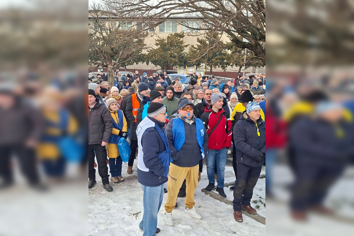 FOTO: Štrajkový míting zamestnancov U. S. Steel, foto 16