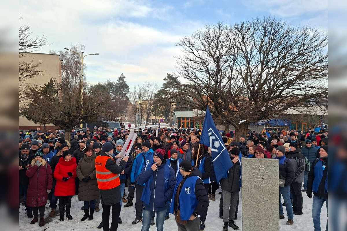 FOTO: Štrajkový míting zamestnancov U. S. Steel, foto 19