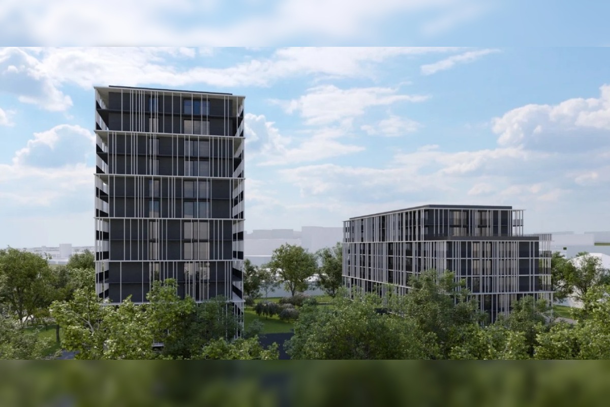 FOTO: Vizualizácia bytového domu s polyfunkciou COTTBUS, foto 1