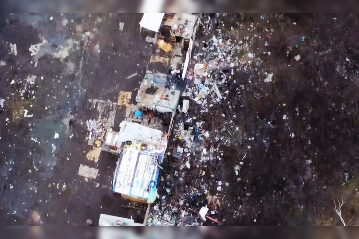 FOTO: Dronový pohľad na nelegálnu osadu na sídlisku Nad jazerom, foto 6