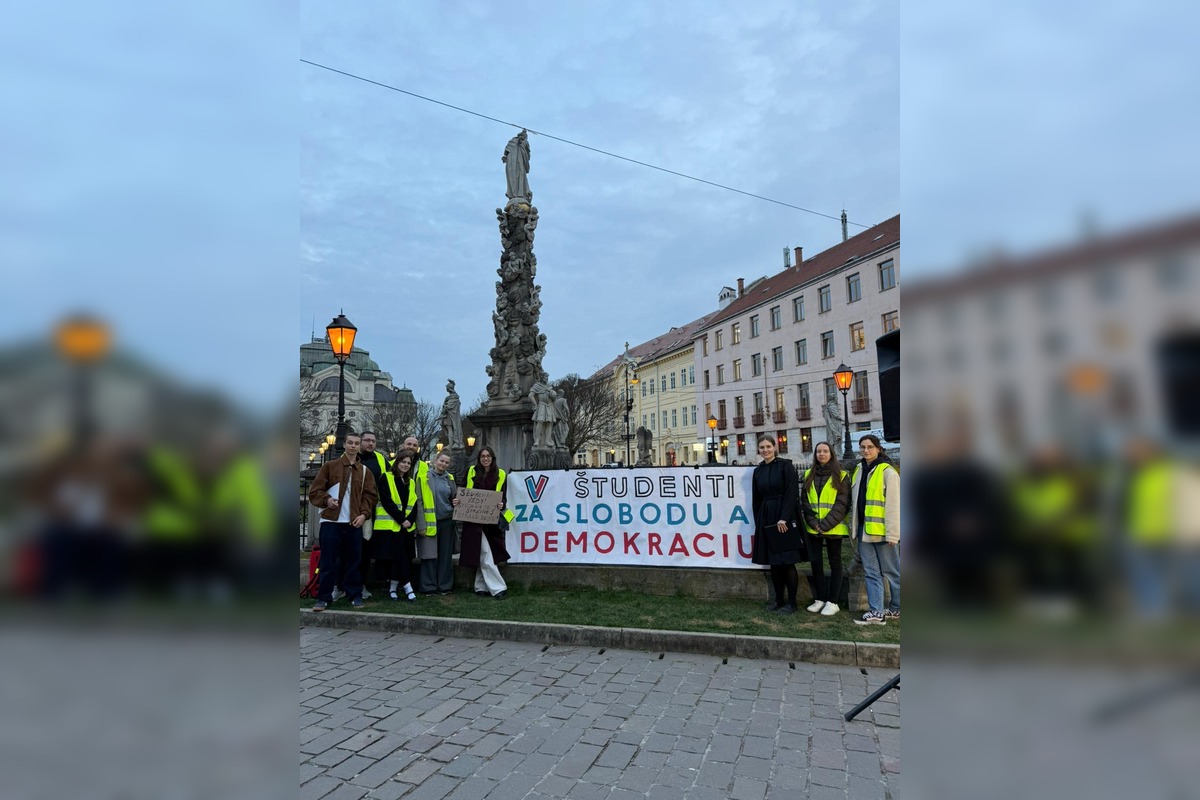 FOTO: Protest študentov v Košiciach, foto 3