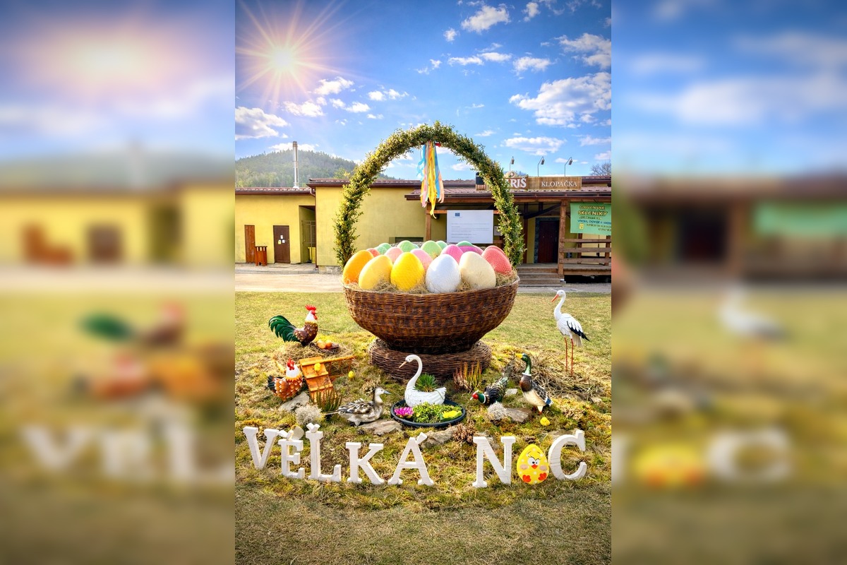 FOTO: Veľkonočná výzdoba v obciach a mestách na východe Slovenska, foto 1