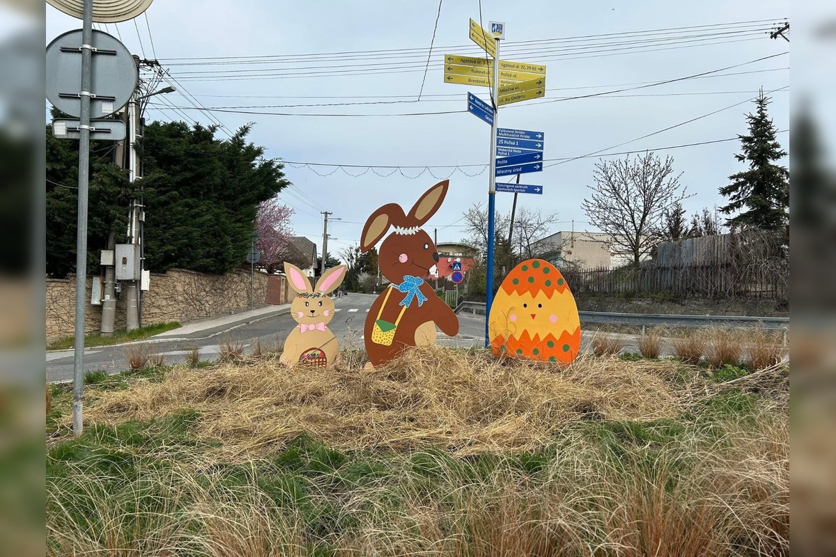FOTO: Veľkonočná výzdoba v obciach a mestách na východe Slovenska, foto 3