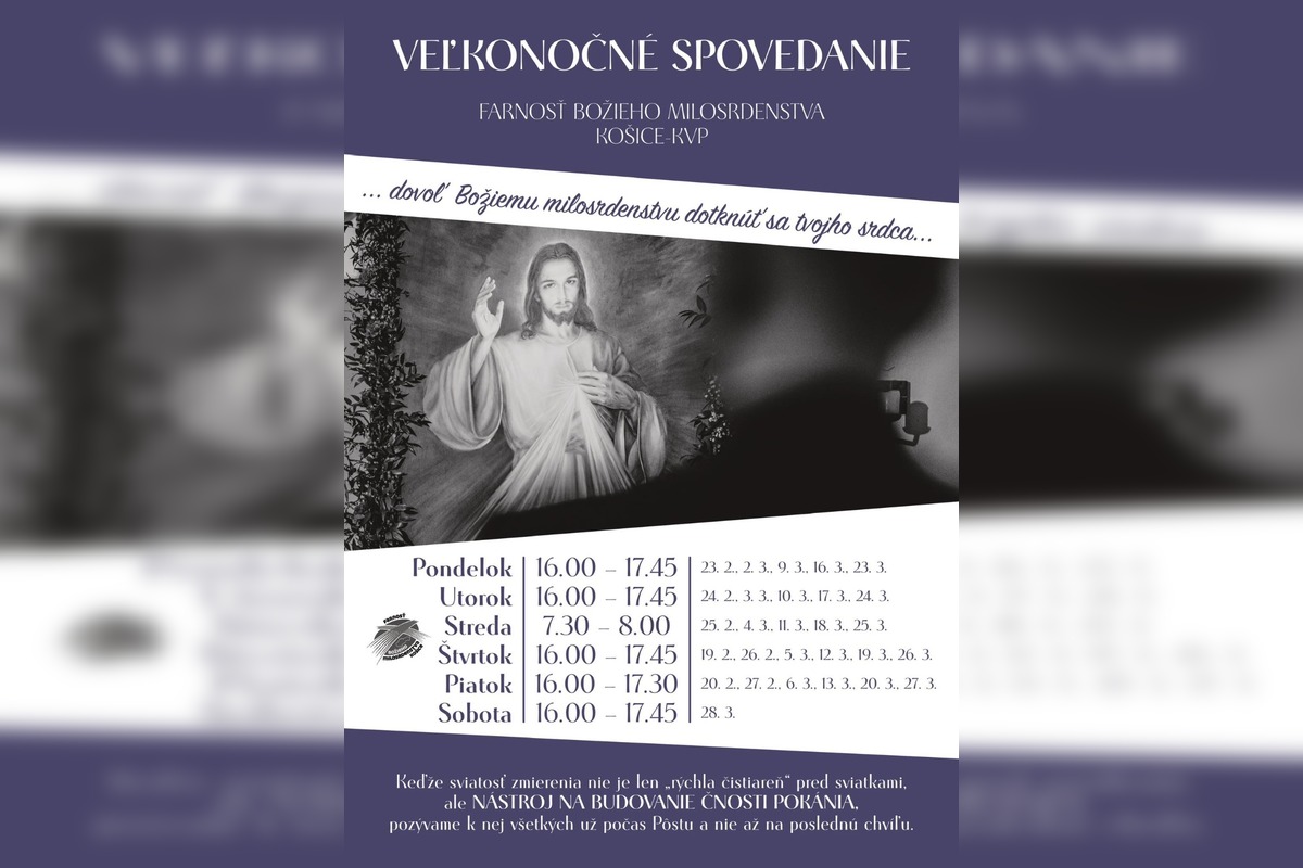 FOTO: Spoveď pred Veľkou nocou v Košiciach 2026, foto 2