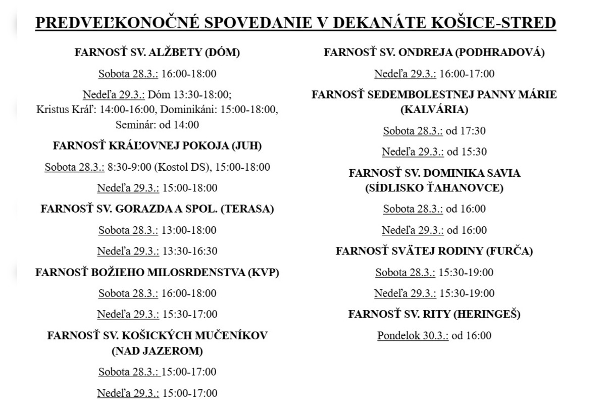 FOTO: Spoveď pred Veľkou nocou v Košiciach 2026, foto 4