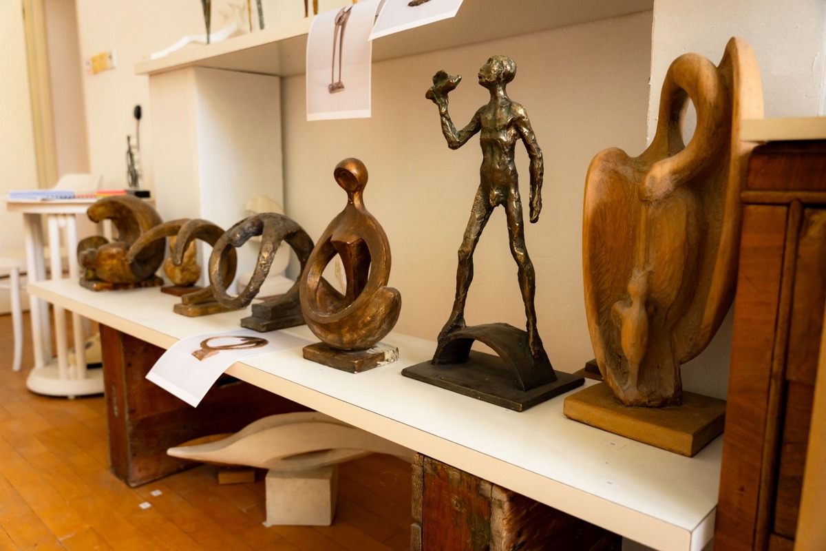 FOTO: Diela košického sochára Jána Mathého vystavia vo Viedni, foto 13